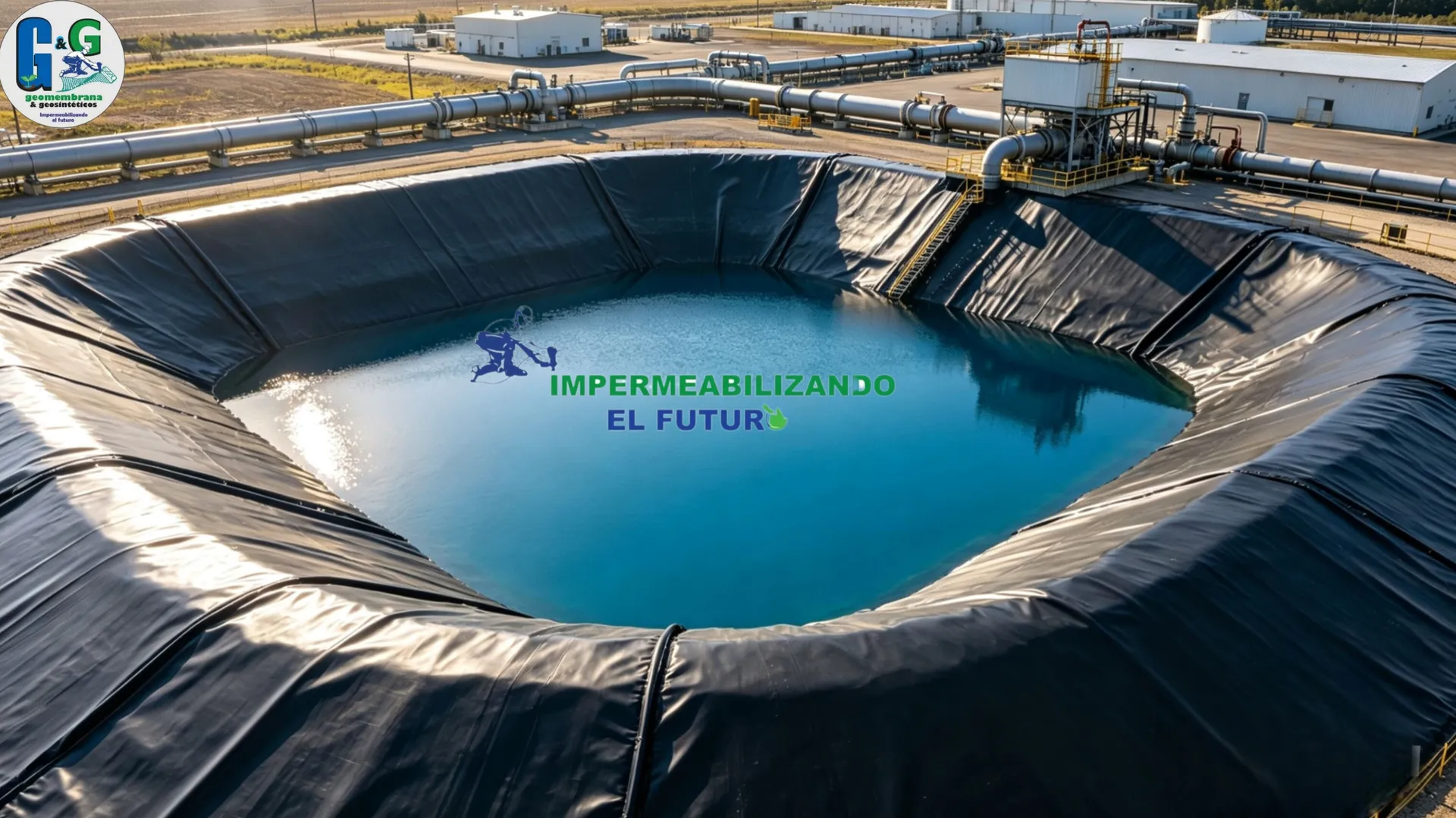 Reservorio para riegos de petróleo