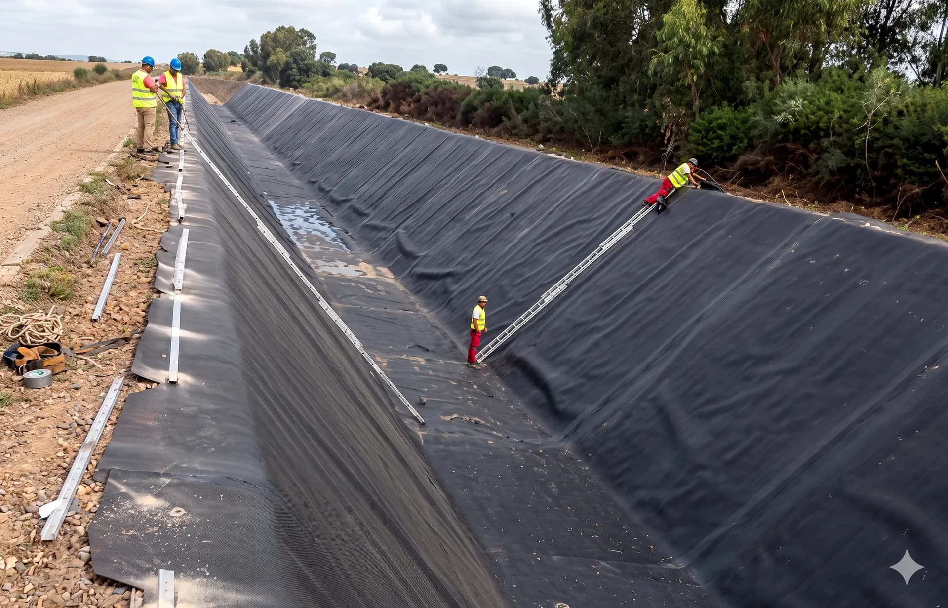 Geomembrana de Polietileno (HDPE/LLDPE)